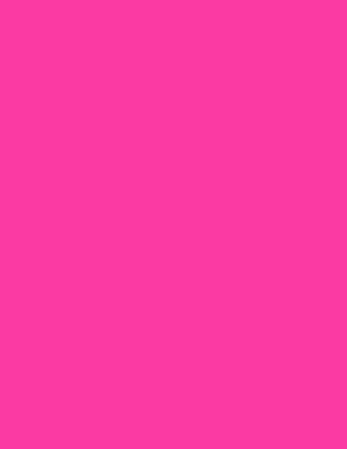 8-1/2 x 11" Neon Color High Light Fluorescent Labels for Laser & Inkjet Printer (Pink Fluorescent, 8.5" x 11" - 1 Per Page - 25 Labels)