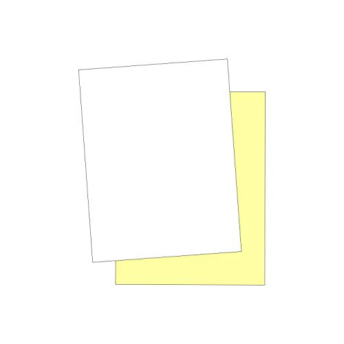 Plain Collated Color Paper (Not Carbonless) for Laser and Ink Jet Printers (2 Part, Case)