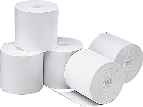 SinglePly Thermal Paper Rolls 31/8quot;quot; x 273 ft White 50/Carton