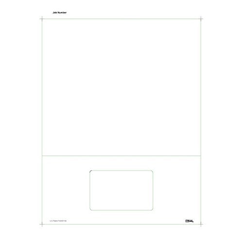 8-1/2" x 11" RealCard cutsheet, 1-Up, Laser Simplex/Duplex Printable, Blank Stock (Carton of 1000)