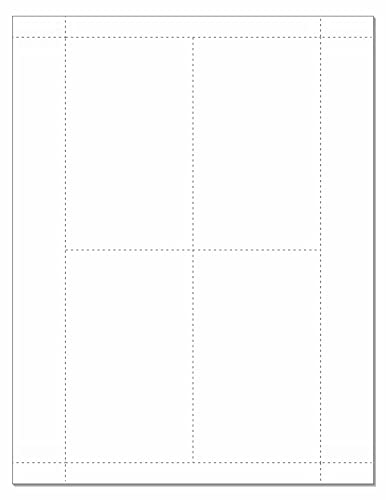 Blank Greeting Cards w/ Envelopes - White Matte, 5.5x 8.5, 150