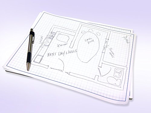 Technical Drawing Paper 8,5 x 11 Graphing & Drafting Paper: 50 sheets of  plain basic engineering paper | architecture drawing