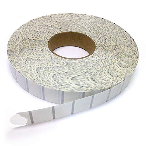 Super Gloss Clear Retail Package/Envelope Seals 1 inch Round Circle Wafer Seal Labels 1,000 per Roll