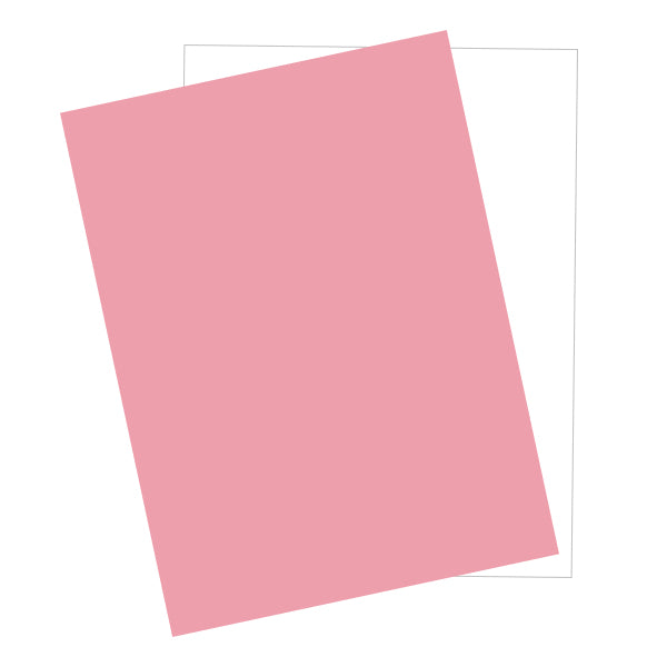 8.5" x 11" 2 Part NCR Superior Pink/White Reverse Collated Paper, Item #5896