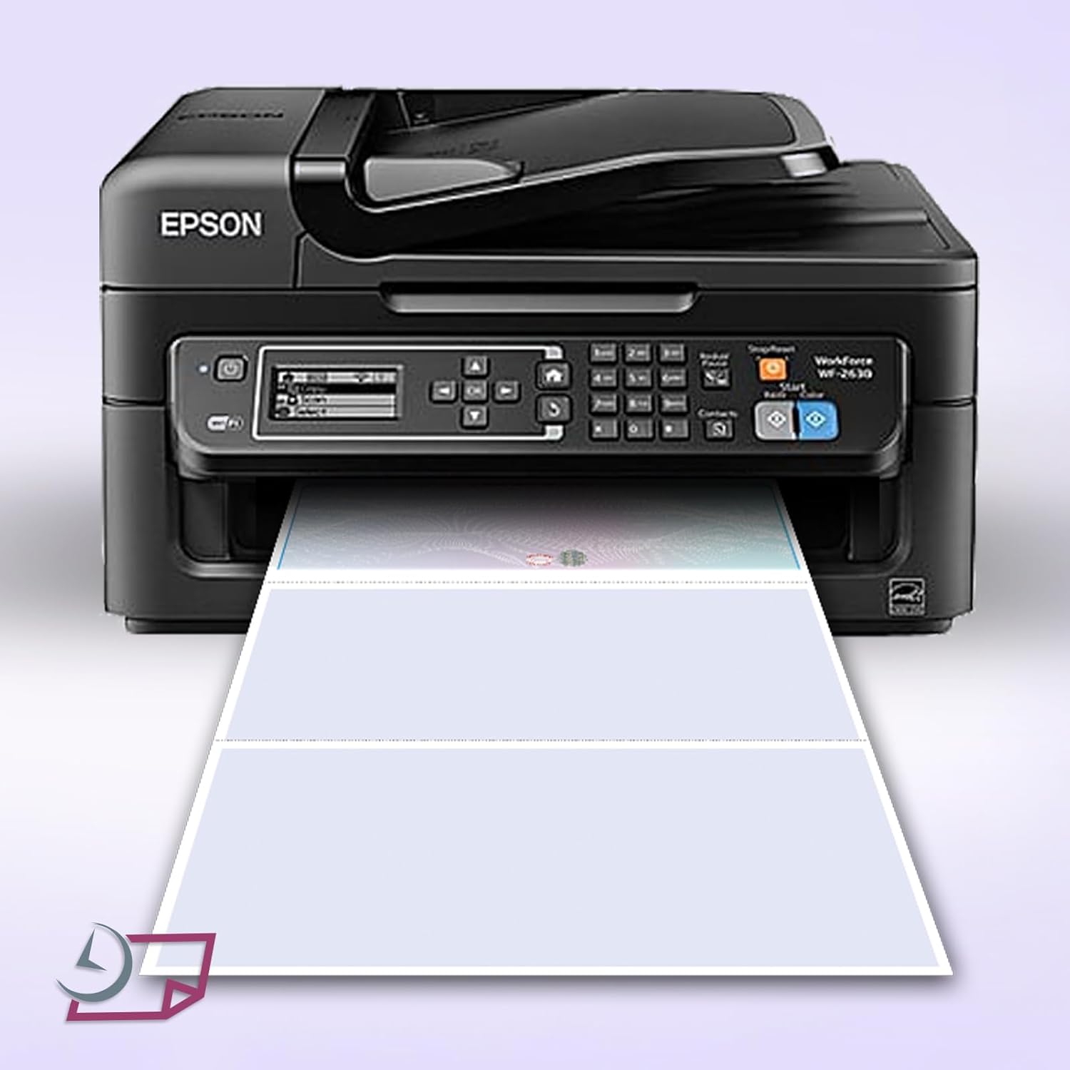 Blank Hologram Premium Laser Computer Checks Three Colors - High-Secur ...
