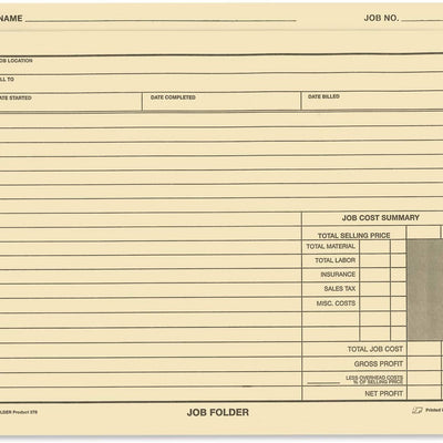 Work Order Forms