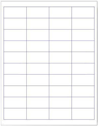 Laser/Ink Jet White Labels  2" x 1" - 40 Per Page