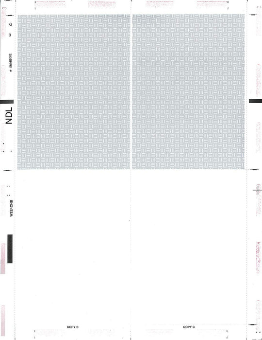 2025 11" Blank Pressure Seal Z Fold
