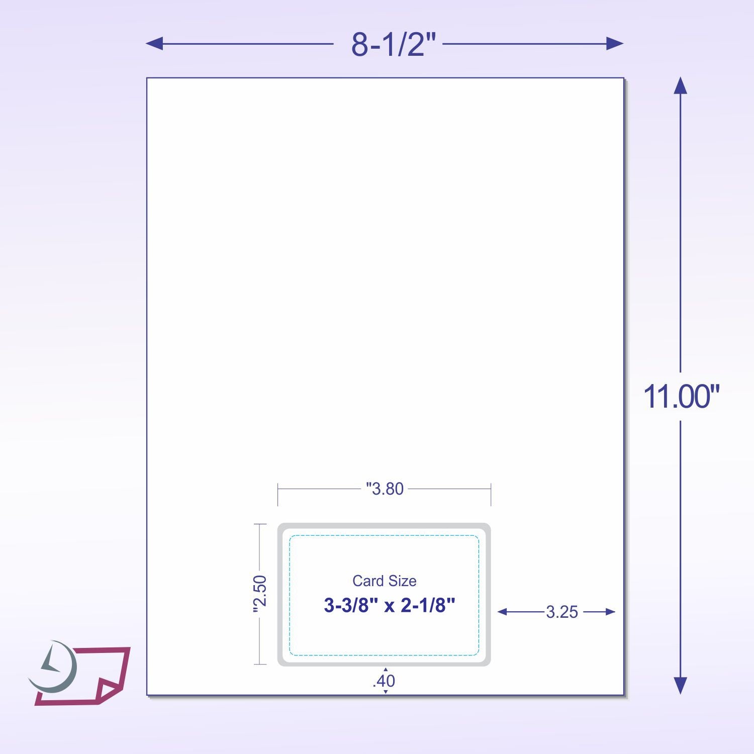 Integrated Card, 7 mil polyester, Duplex Printable, 1 Card on bottom ...