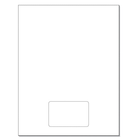 Integrated Card, 10 mil polyester, Duplex Printable, 1 Card on bottom.