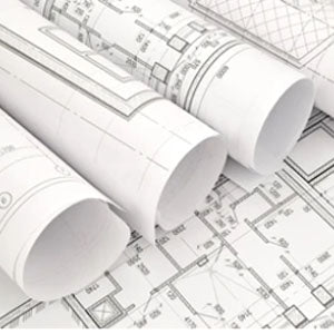 30'' x 500' Plotter Paper Rolls 3" core 2 rolls/case