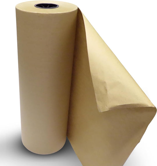 Kraft paper 30# on a roll 1200 Ft., 24" x 14.400'’ with 3" core