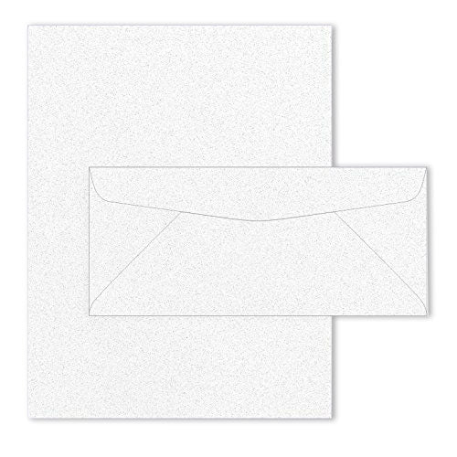 NextFiber 8-1/2" x 11" White Letter Heads & #10 Reg. Envelopes Create invitations, Certificates, Events, Parties, Birthday, Showers, Proposals, Presentations, Resumes and much more.