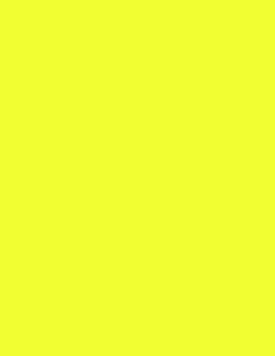 8-1/2 x 11" Neon Color High Light Fluorescent Labels for Laser & Inkjet Printer (Yellow Fluorescent, 8.5" x 11" - 1 Per Page - 25 Labels)