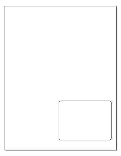 Integrated Laser Form with Label Combination (4x3 - 1 Label on Right)