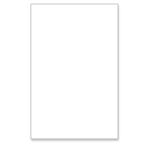 11" x 17" Ledger Size Smooth Cover - White, 80 lb. 216 gsm, Pack of 50 Sheets