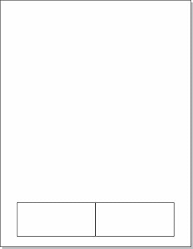 Integrated Label / Laser Form with Label Combination (2 Labels of 3-1/2 x 1-1/2")