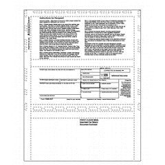 EGP IRS Approved 1099 Interest, Copy B - Pressure Seal Tax Form