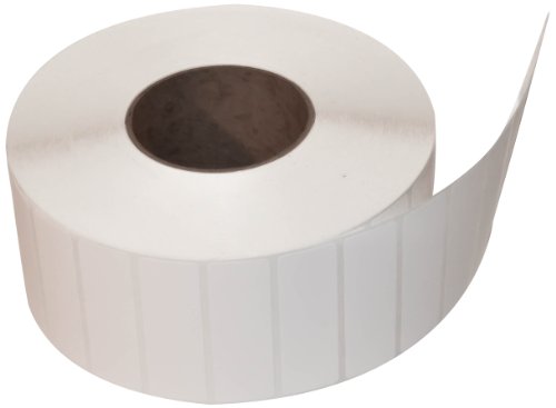 Compulabel 620177 Thermal Transfer Shipping Labels, 3 inch x 1 inch, White, Permanent Adhesive, Perforations Between Labels, 5500 Per Roll, 6 Rolls