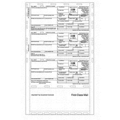 EGP 3-Up Horizontal 1099-R - Pressure Seal Tax Form, 500 Recipients, Size 8 1/2 x 14 (TF5503)