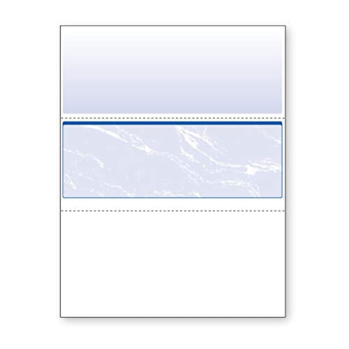 DocuGard Standard Blue Marble Middle Check, 24 lb, 8.5 x 11 Inches, 2500 Sheets (04509C)