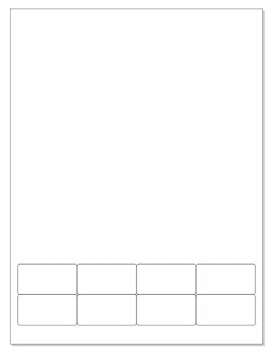 Integrated Laser Form with Label Combination (2x1" - 8 Labels)
