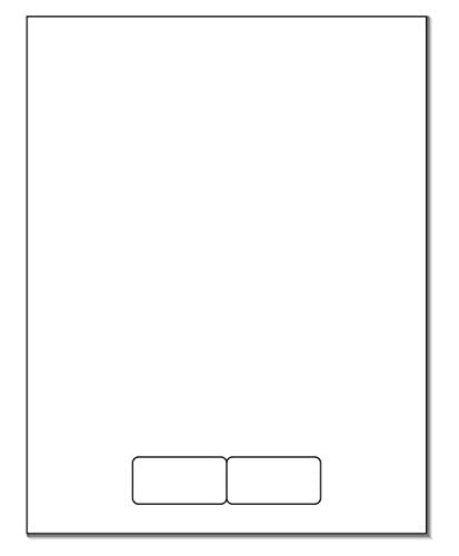 Integrated Laser Form with Label Combination (2x1" - 2 Labels)