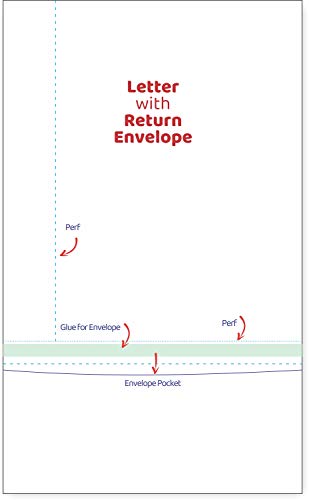 8-1/2 x 14" Form & Envelope Combination