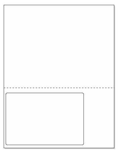 Integrated Laser Form with Label Combination (6x4" - 1 Label on Left)
