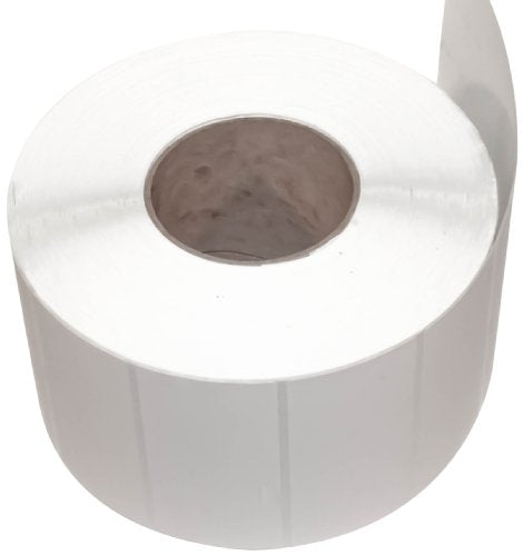 Compulabel 620460 Thermal Transfer Shipping Labels, 4 inch x 2 inch, White, Permanent Adhesive, Perforations Between Labels, 2900 Per Roll, 4 Rolls