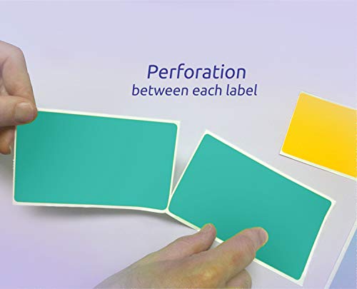 Next Day Labels, 3 X 5 Rectangle Inventory Color Coding Labels, 500 Pe ...