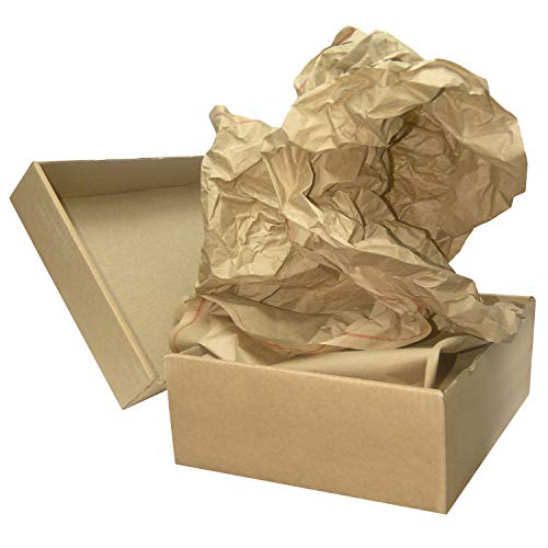 Void Fill Kraft Paper, Ideal for Packing, Case of 500 Ft, 15 x 11, 30# Brown Paper, Fan-Folded, Compact, Eco-Friendly (15" x 6,000")