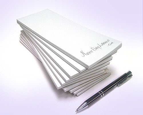 Memo Pads - Note Pads - Scratch Pads - Writing Pads - 10 Pads with 50 Sheets in Each Pad (3-1/2 x 8-1/2 Inches)