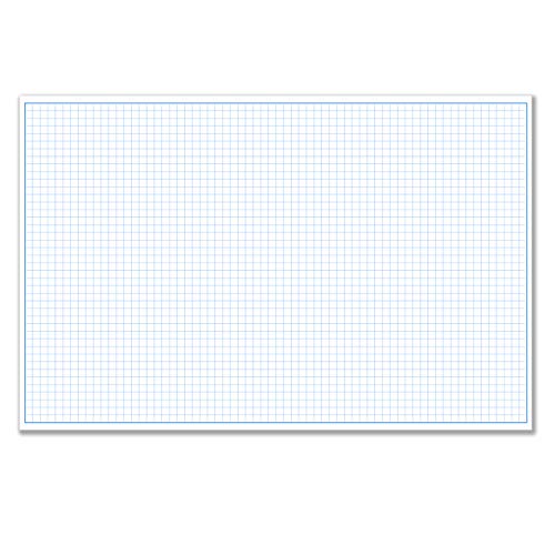 11x17" / Quadrille Grid Blueprint and Graph Paper (5 Pads, 50 Sheets Per Pad)
