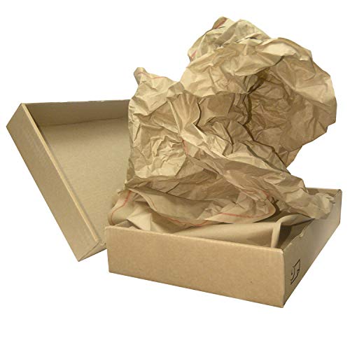 Void Fill Kraft Paper, Ideal for Packing, Case of 250 Ft, 15 x 11, 30# Brown Paper, Fan-Folded, Compact, Eco-Friendly (15" x 3,000")