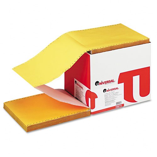 Universal : Multicolor Paper, 4-Part Carbonless, 15lb, 9 1/2 x 11, Perforated, 900 Sheets -:- Sold as 2 Packs of - 900 - / - Total of 1800 Each