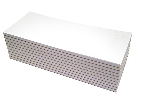 Memo Pads - Note Pads - Scratch Pads - Writing Pads - 10 Pads with 50 Sheets in Each Pad (3-1/2 x 8-1/2 Inches)