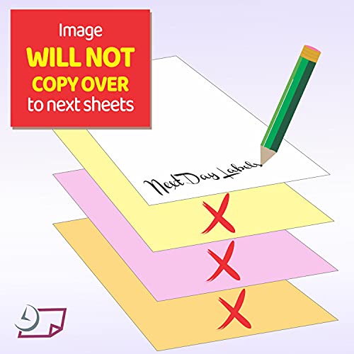 Plain Collated Color Paper (Not Carbonless) for Laser and Ink Jet Printers (4 Part, Pack)