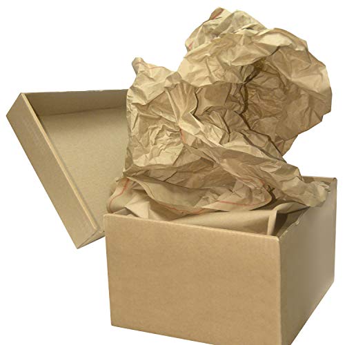 Void Fill Kraft Paper, Ideal for Packing, Case of 1000 Ft, 15" x 11", 30# Brown Paper, Fan-Folded, Compact, Eco-Friendly (15" x 12,000")