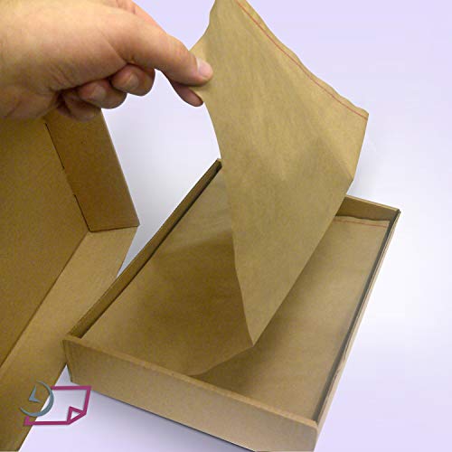 Void Fill Kraft Paper, Ideal for Packing, Case of 250 Ft, 15 x 11, 30# Brown Paper, Fan-Folded, Compact, Eco-Friendly (15" x 3,000")