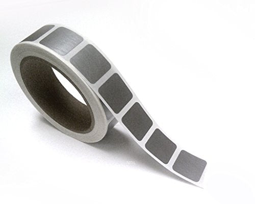 Scratch Off Labels Stickers, Designed to Create Your own Scratch-Off Cards, Raffles, Promotions, Wedding, Fun, Games etc. (1x1 Square - Silver, 500)