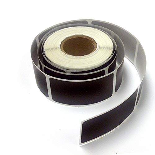 Next Day Labels, Rectangle Color Coding Labels, 250 Per Roll (Black, 2 X 1)