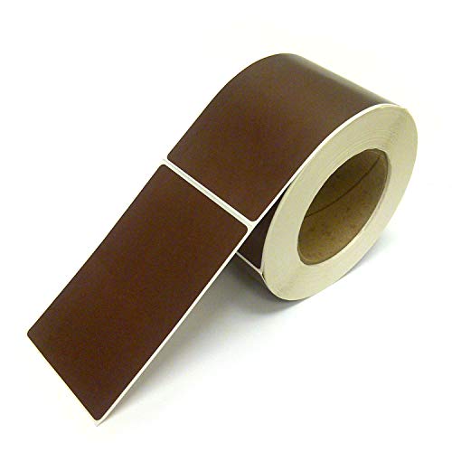 Next Day Labels, 3 X 5 Rectangle Inventory Color Coding Labels, 500 Per Roll (Brown)