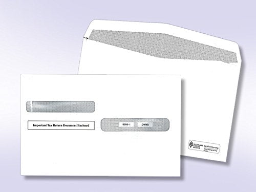 W-2 & 1099 IRS Approved Tax Envelope 4 up Style Envelopes - Apple Forms