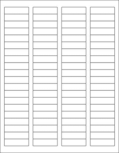 Laser/Ink Jet White Labels  1-3/4" x 1/2" - 80 Per Page