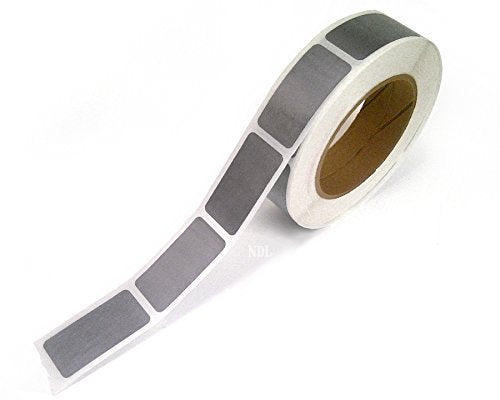 Scratch Off Labels Stickers, Designed to Create Your own Scratch-Off Cards, Raffles, Promotions, Wedding, Fun, Games etc. (2" x 1" Rectangle - Silver, 500)