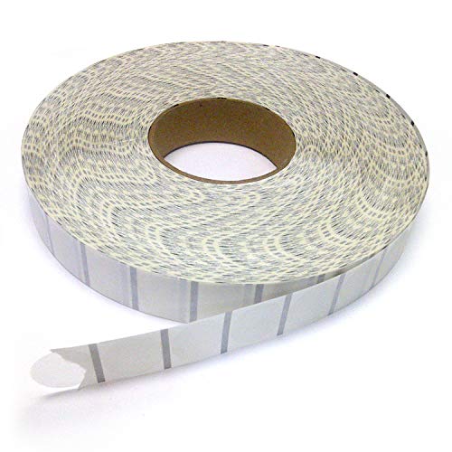 Wafer Seals, 1 inch Diameter, Frosted Clear Translucent Labels, Great to Seal Folded Self-Mailers, Booklets and Catalogs (Roll of 10,000)