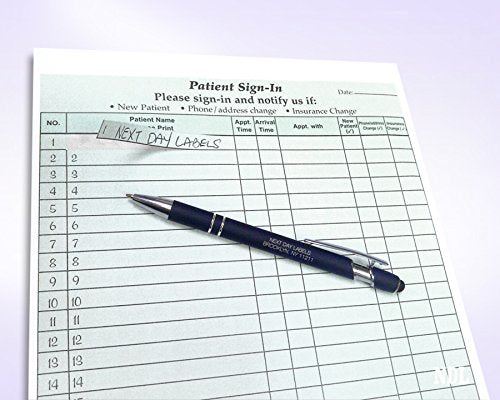 NCR Carbonless 3 Part Patient Sign in Forms, HIPAA Approved and Compliant for Confidentiality in All Medical Offices. (Green)