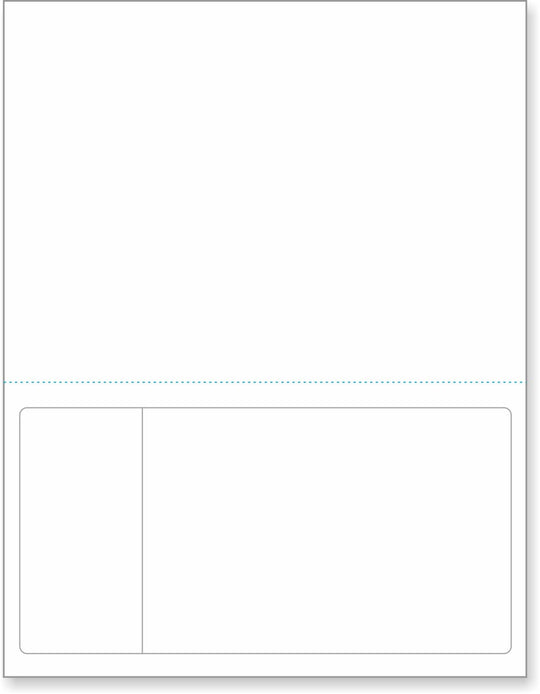 Integrated Laser Form with Label Combination (2x4" & 6x4" - on Bottom)