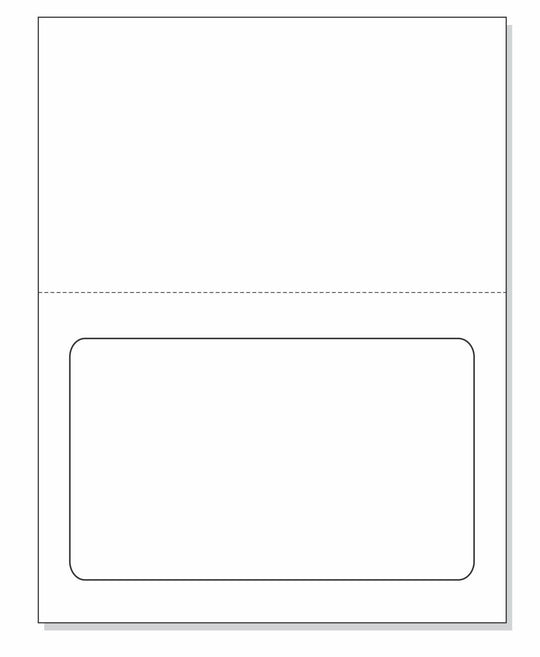 Integrated Laser Form With Label Combination  7-1/2 x 5-1/8" - On Bottom